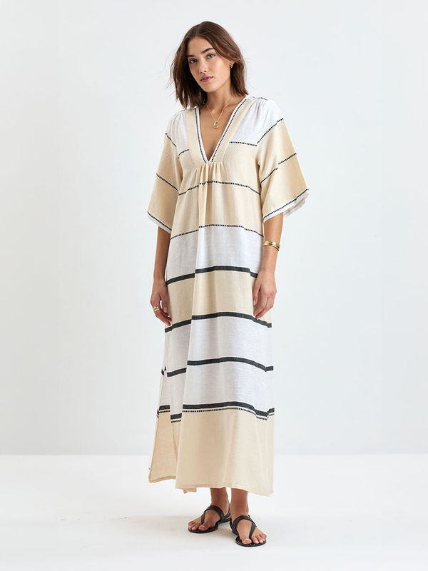 EDNA | V Neck Dress