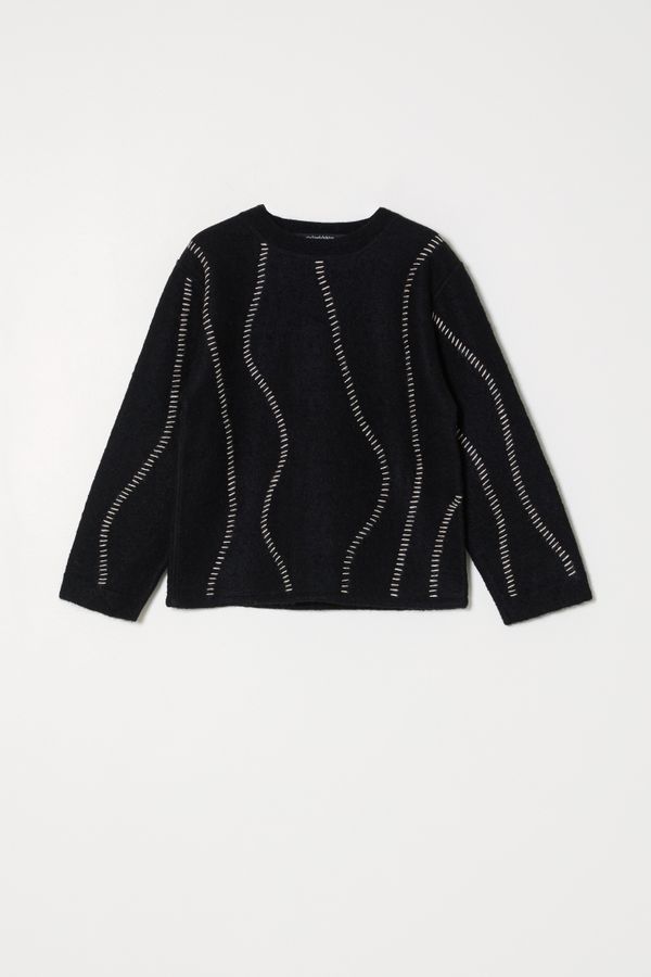 Etta Baby Alpaca Hand Whipstitched Top
