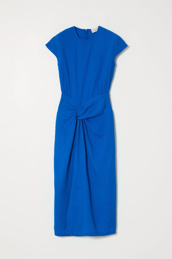 Sartre Dress in Crinkled Cotton Gauze