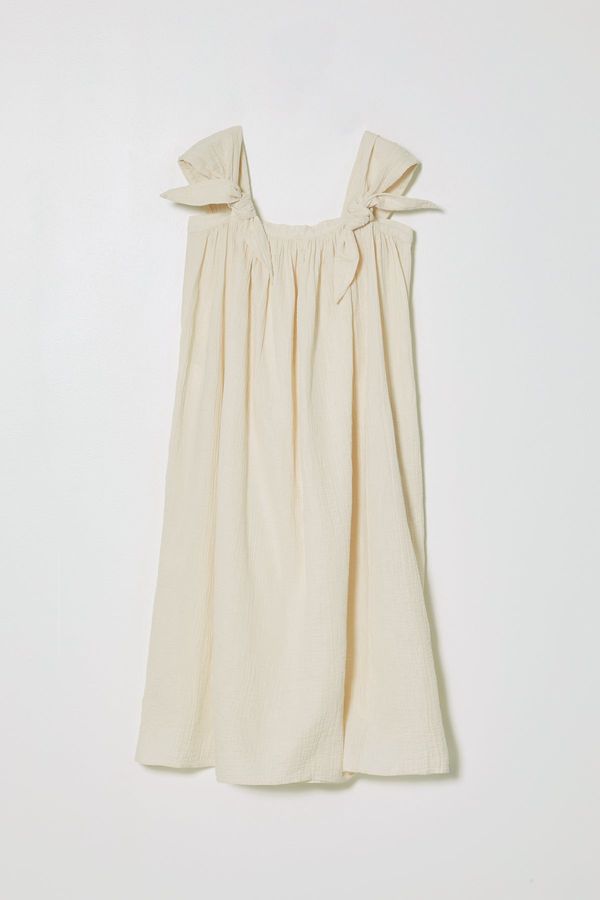 Adraste Dress in Crinkled Cotton Gauze