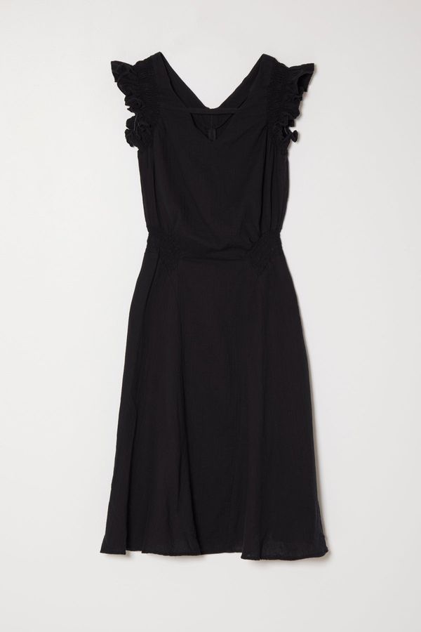 Juni Dress in Crinkled Cotton Gauze