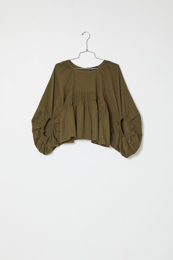 Maeve Blouse in Crinkled Cotton Gauze