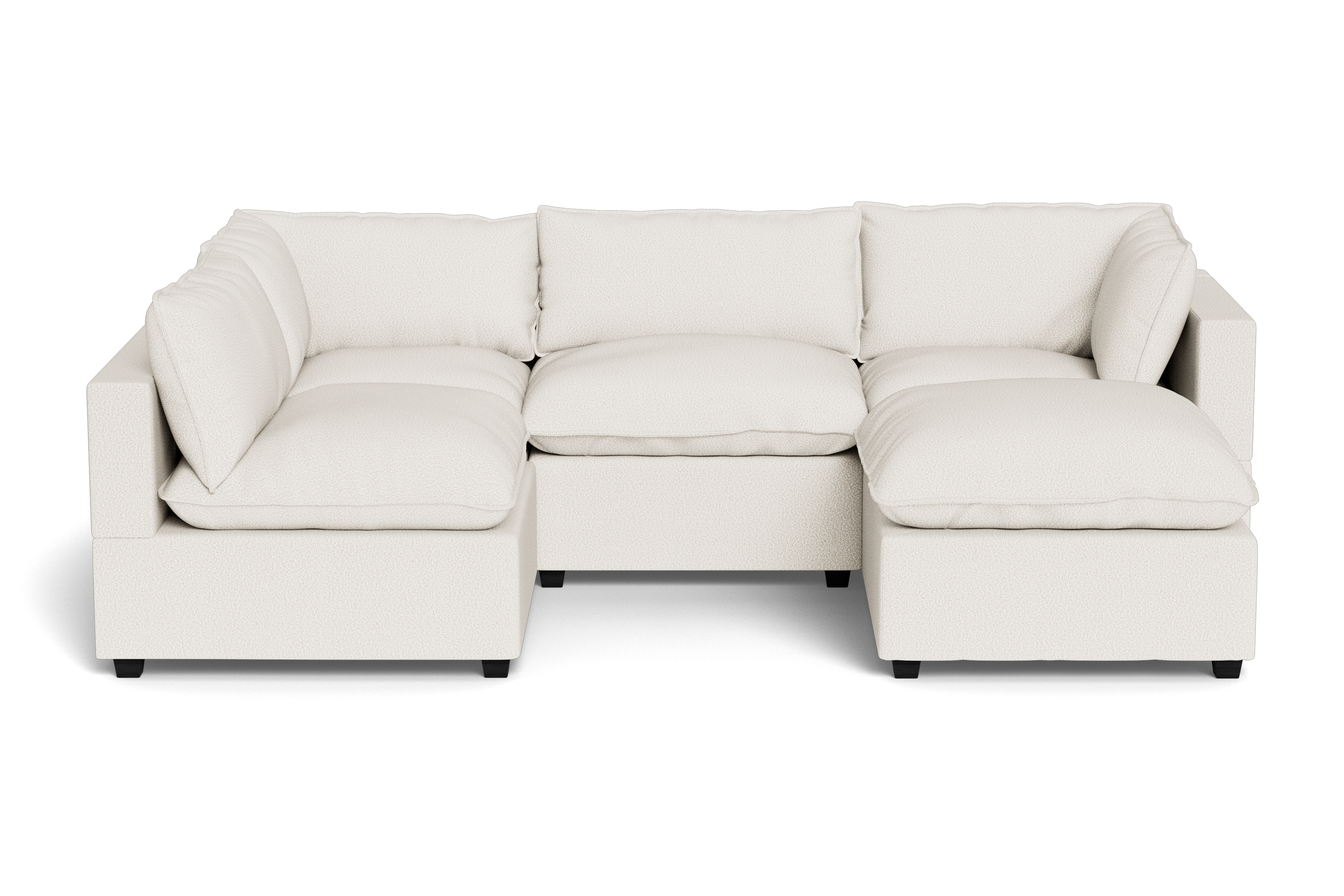 Kova L-Shape Pillow Cushion with Ottoman | Comfort & Style
