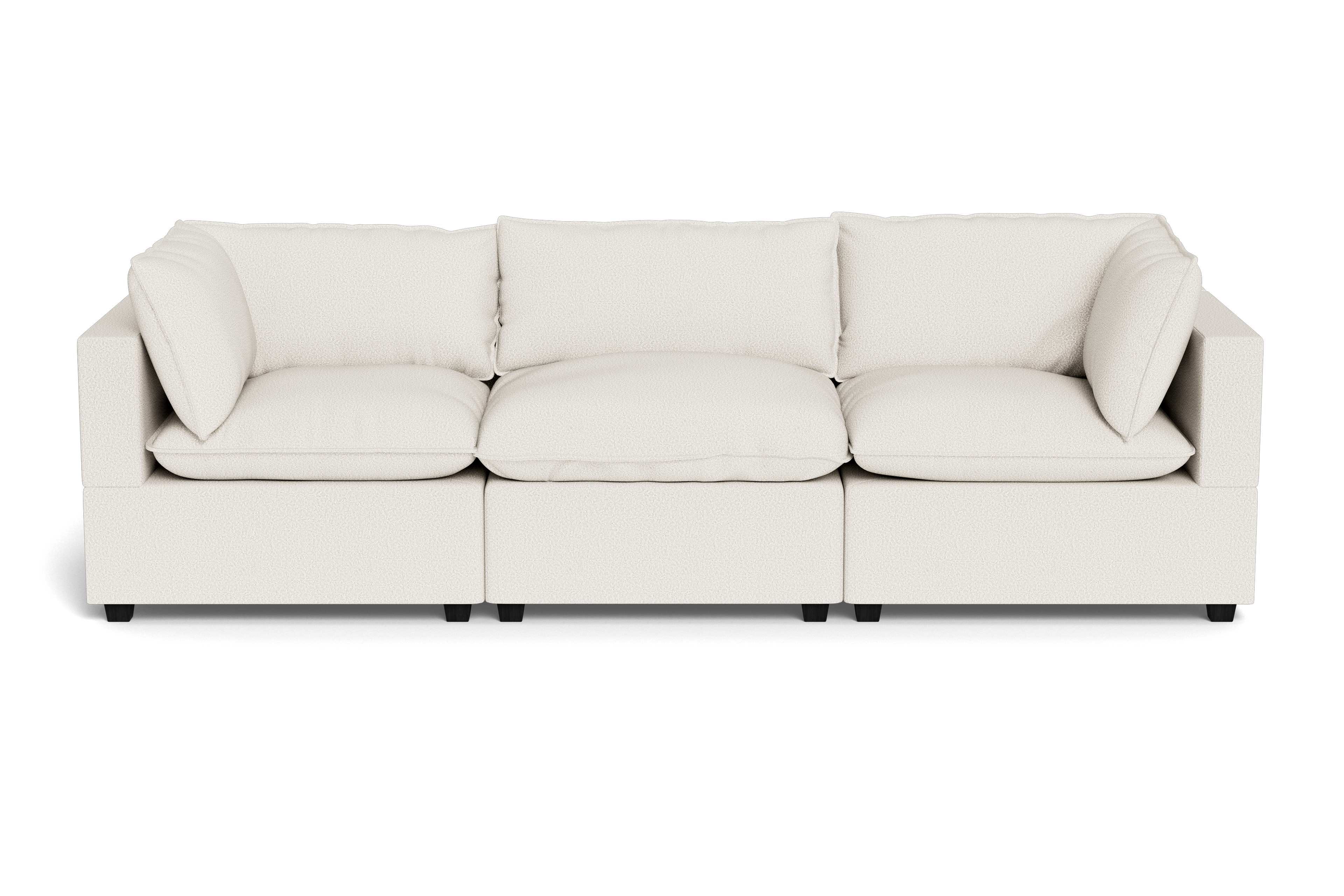 Kova Pillow Cushion Sofa 122" - Comfort & Style