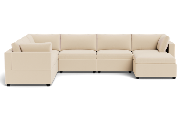 Kova Box Cushion Grand Corner + Ottoman