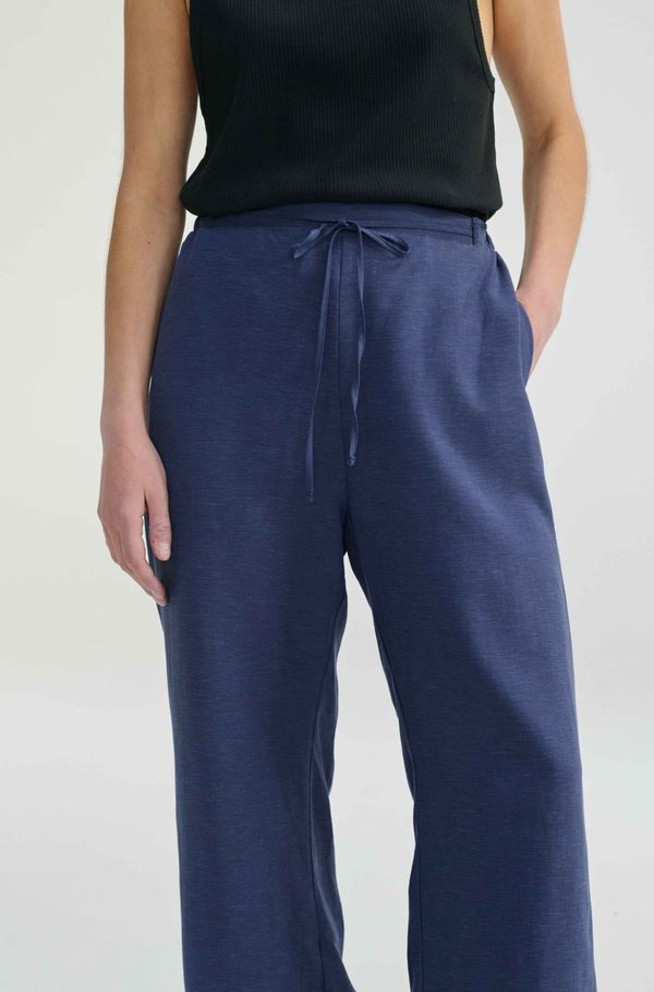 Front Tie Linen Pants