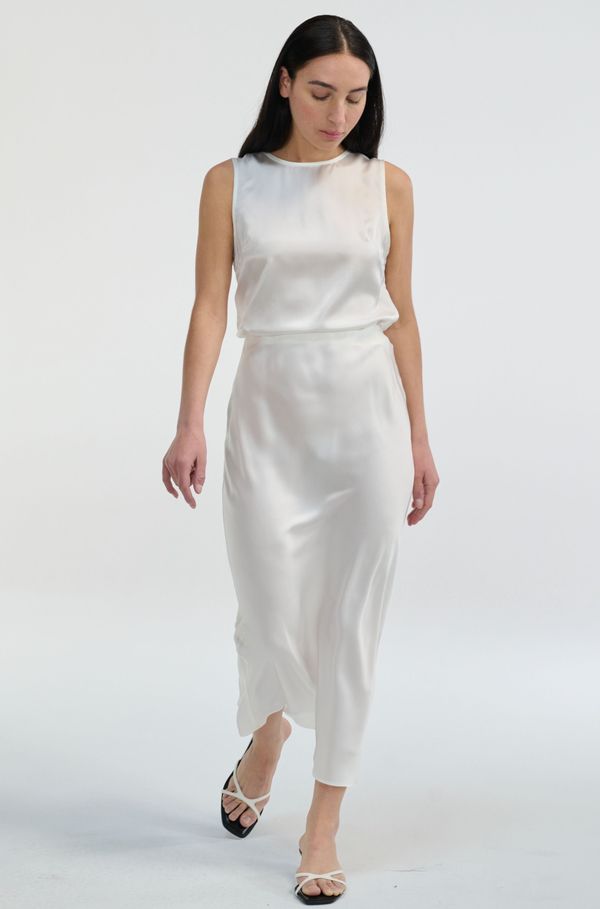 Silk Bias Skirt