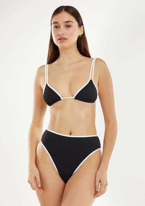 Aruba Top + Wake Bottom Bikini Black