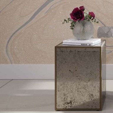 Brooke Mirrored Side Table