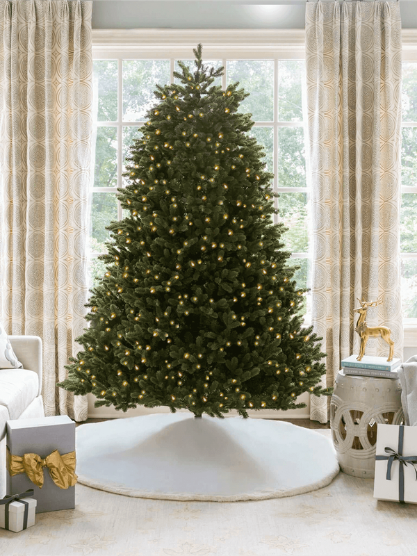 7.5' Aspen Fir Tree with Warm White & Multi-Color LED Lights - OPEN BOX - FINAL SALE