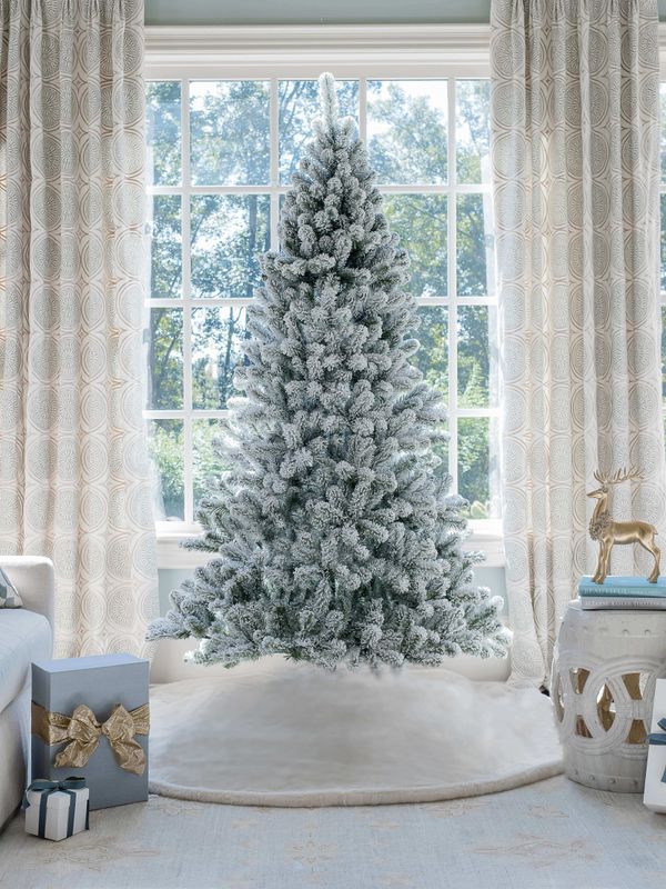 7' Prince Flock® Tree Unlit - OPEN BOX - FINAL SALE