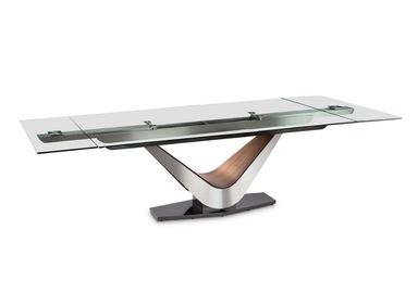 Victor Extendable Glass Table 3018-78 | Elite Modern