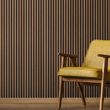 Aged Oak Slatwood Melody Acoustic Slat Panels