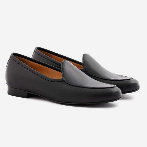 Greta Belgian Loafer - Full Grain Leather - Women's