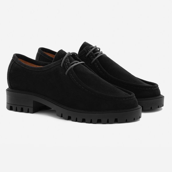 Tessa Derby - Water-Repellent Suede - Women's