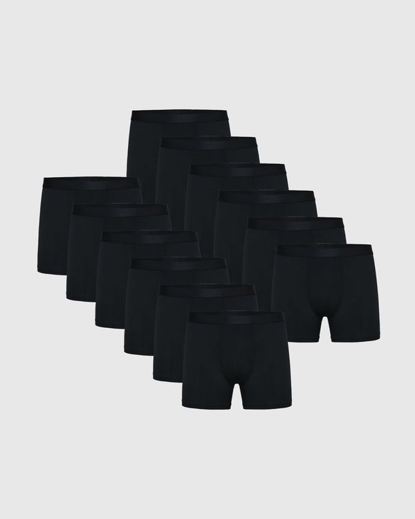 Black Boxer Trunks 12-Pack