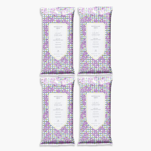 Lilac Dream Face Wipes Set of 4