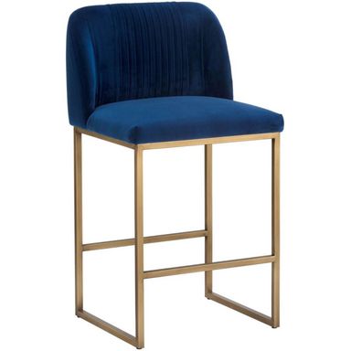 Nevin Counter Stool, Sapphire Blue