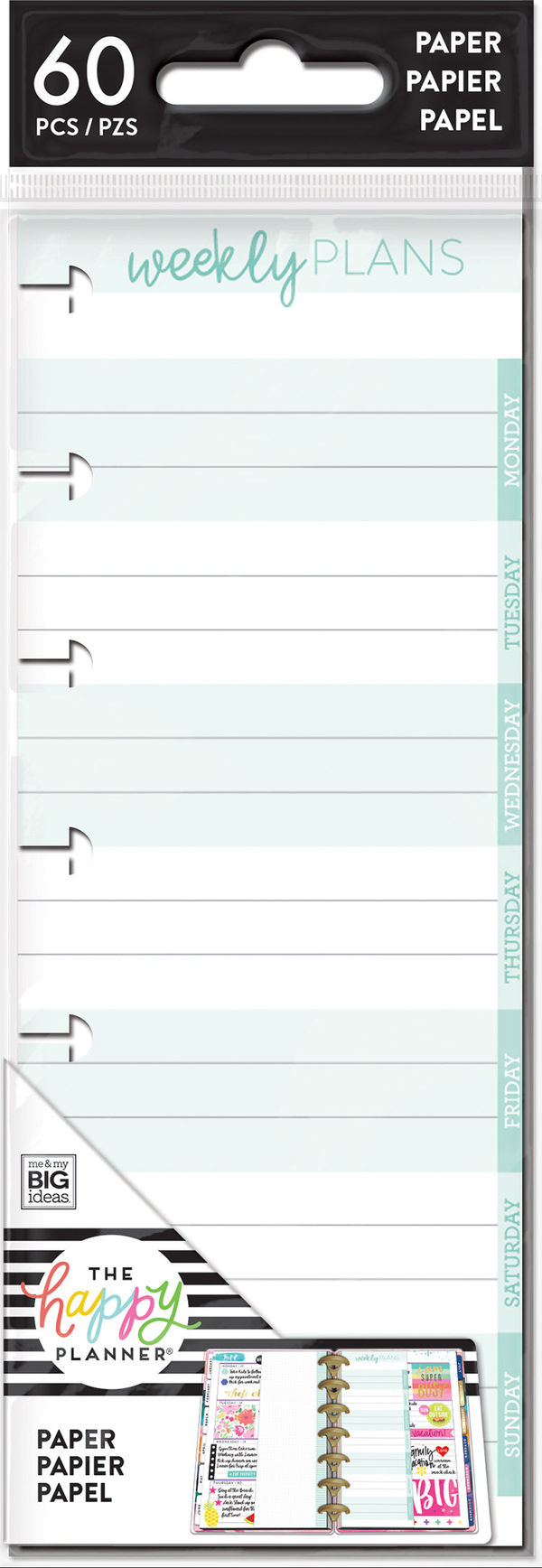 Weekly Notes - Half Sheet - Mini