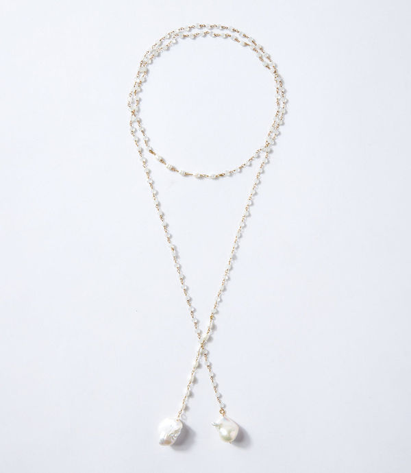 Pearl And Moonstone Necklace