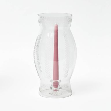 Engraved Glass Lantern