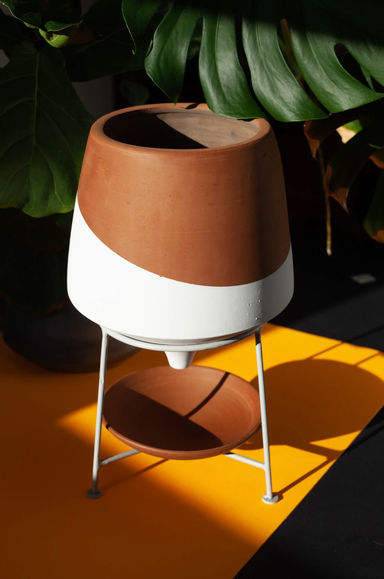 Ponder Pot - Oversized and Mini Sizes - Modern Terracotta