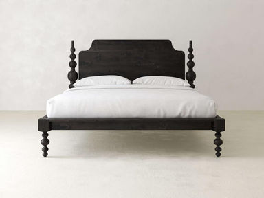 Olivia Poster Bed - Charred Ember