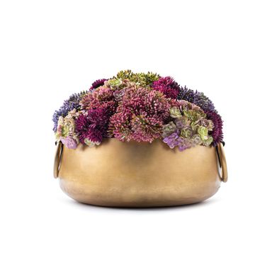 DH Gold Handle Floral Pot