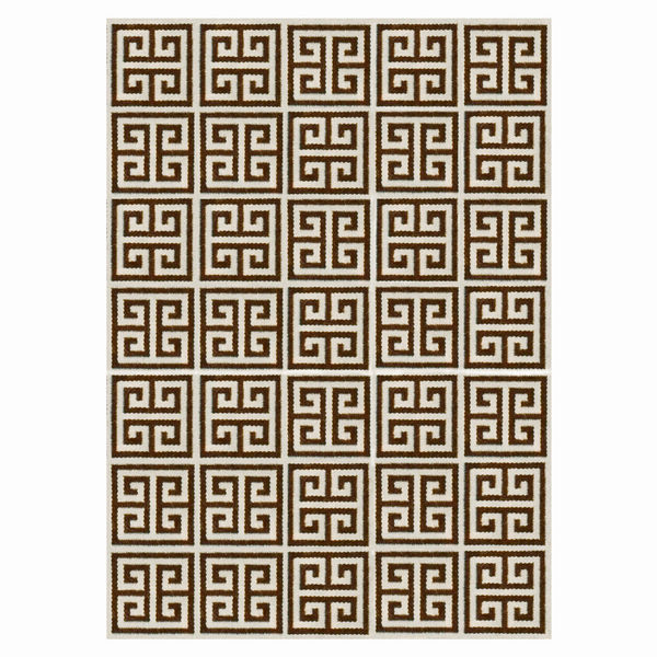 Greek Key Flatweave Rug