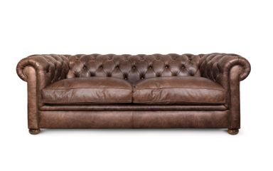 Huxley Vintage Leather Chesterfield