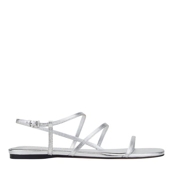 Elysha Leather Flat Sandal