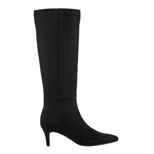 Glint Wide Calf Kitten Heel Boot