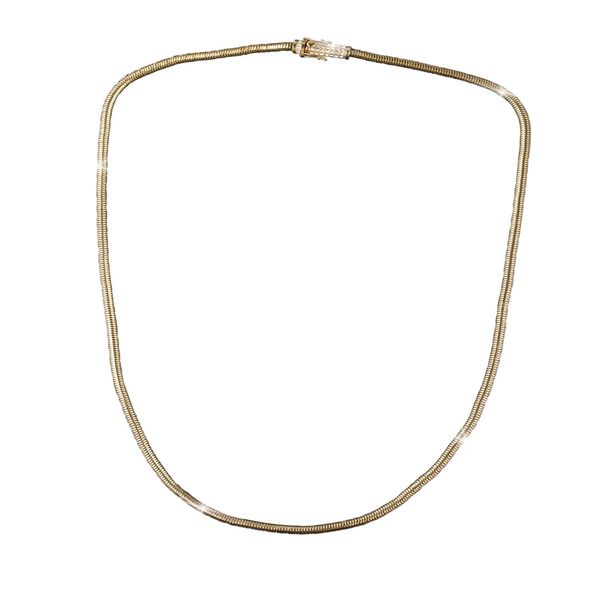 Golden Snake Chain Necklace