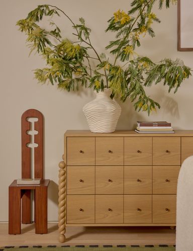 Rivas Foot Stool by Sarah Sherman Samuel