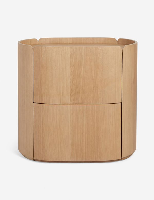 Open Box: Raphael Nightstand, Honey Oak