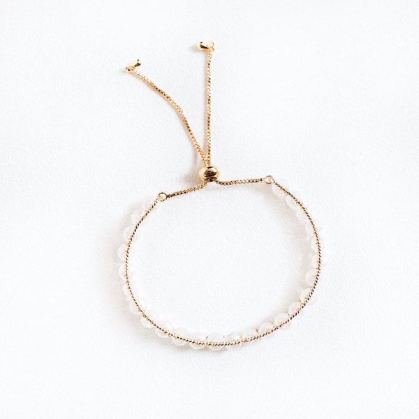 Adjustable Moonstone Bracelet