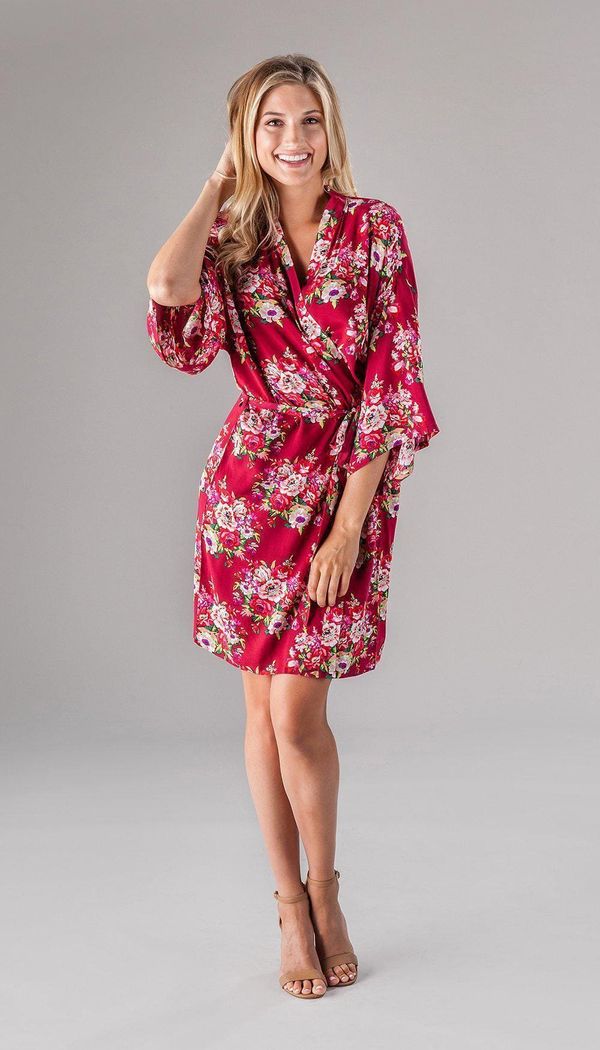 Floral Bridal & Bridesmaid Robes
