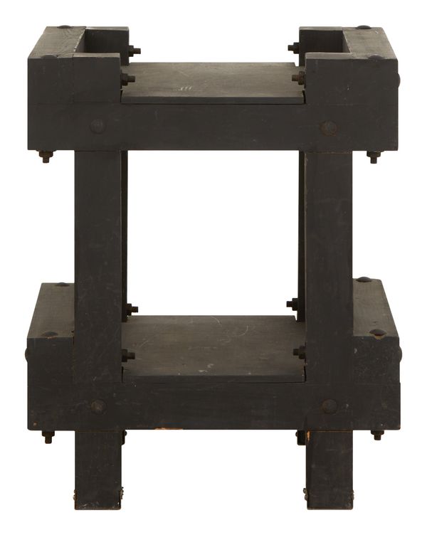 Vintage Industrial Wood Table