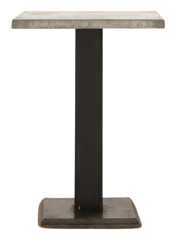 Vintage Metal Top Bar Table
