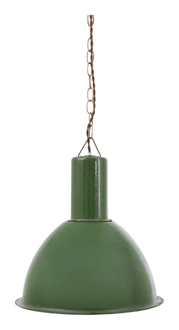 Vintage Green Factory Pendant