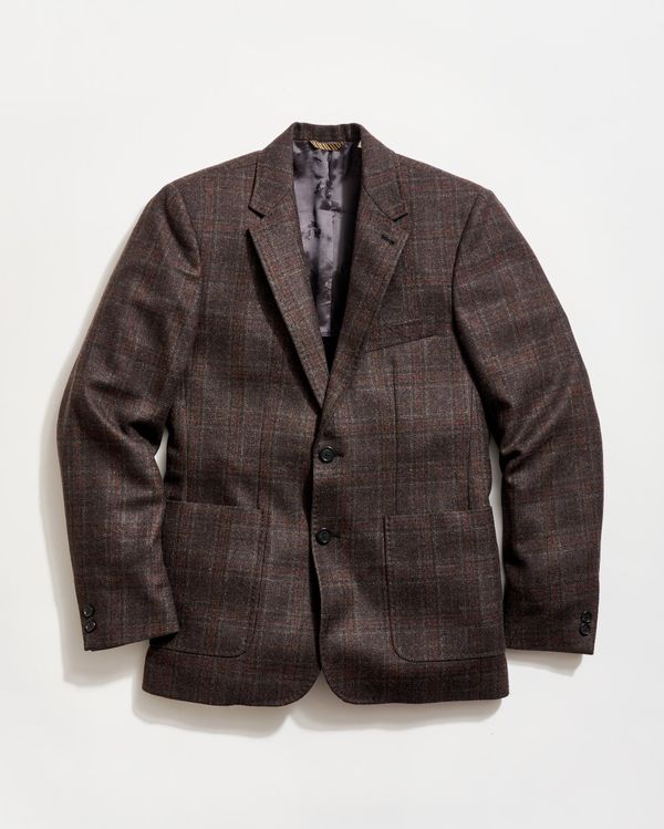 Virgin Wool Plaid Walton Jacket