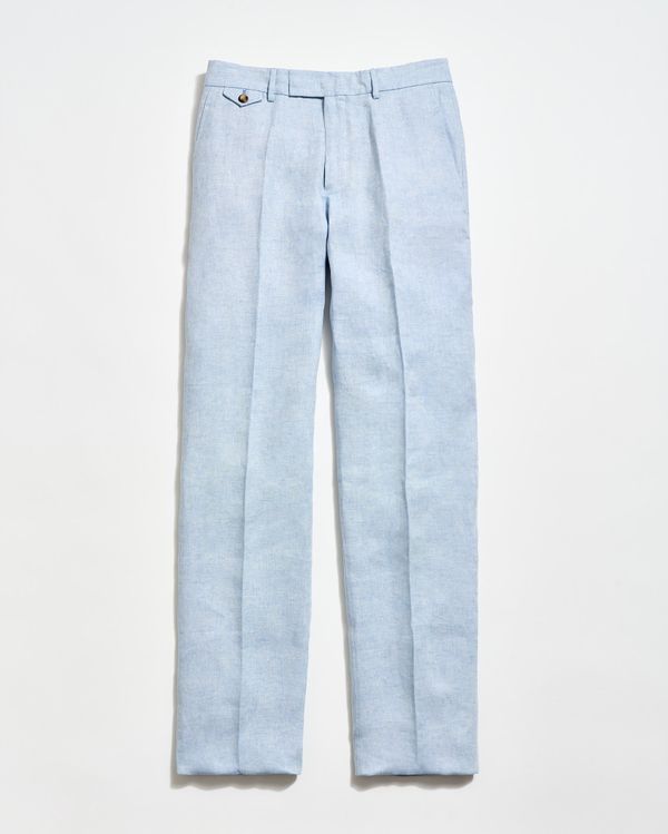 Linen Flat Front Trouser