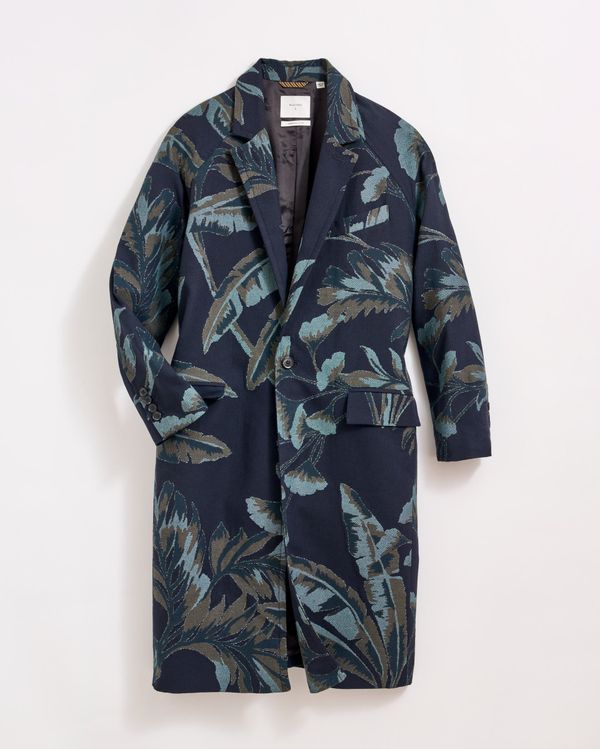 Tropical Oasis Jacquard Coat