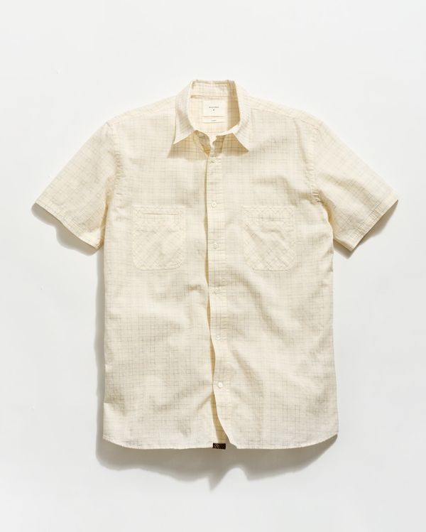 Short Sleeve Corded Plaid Donelson Shirt