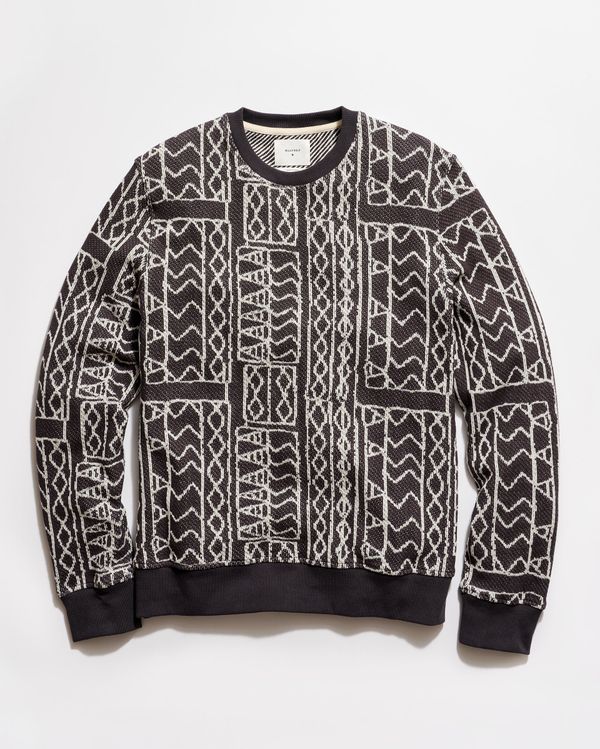 Numajiri Geo Stitch Jacquard Sweatshirt