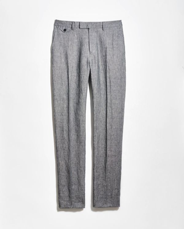 Linen Flat Front Trouser