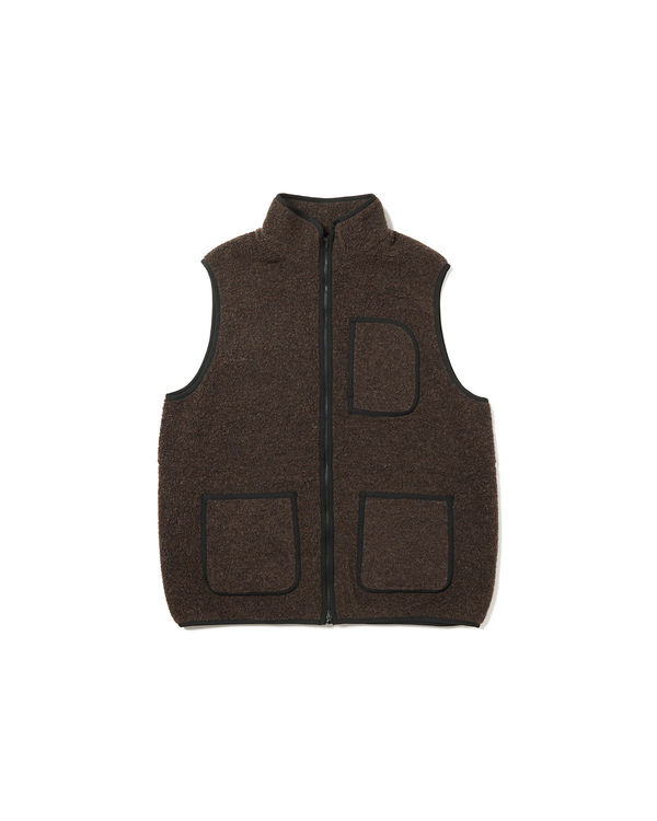 Recycled Wool Boa Vest