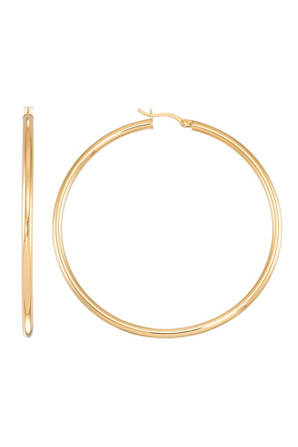 SIS Round Hoop Earrings