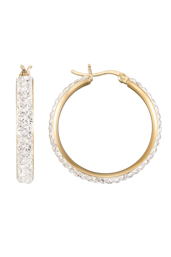 Simone I. Smith Crystal Petite Hoop Earrings