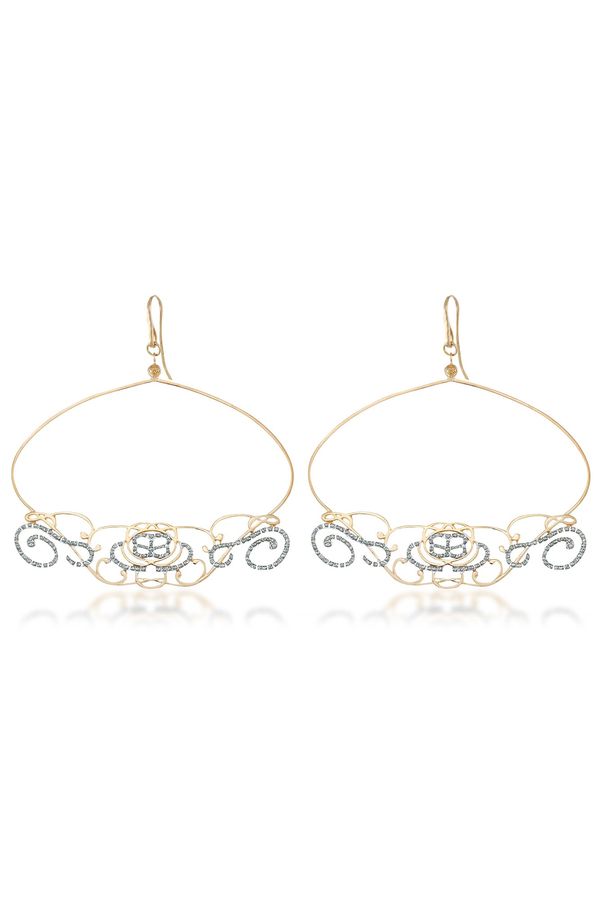 Symphony Earrings with Diamond Embellishments - Large